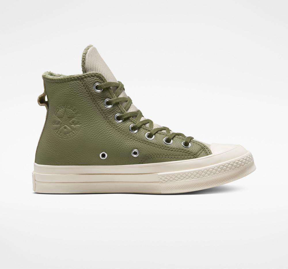 Converse Chuck 70 Counter Climate Unisex Höga Dam Gröna | 261837QDN