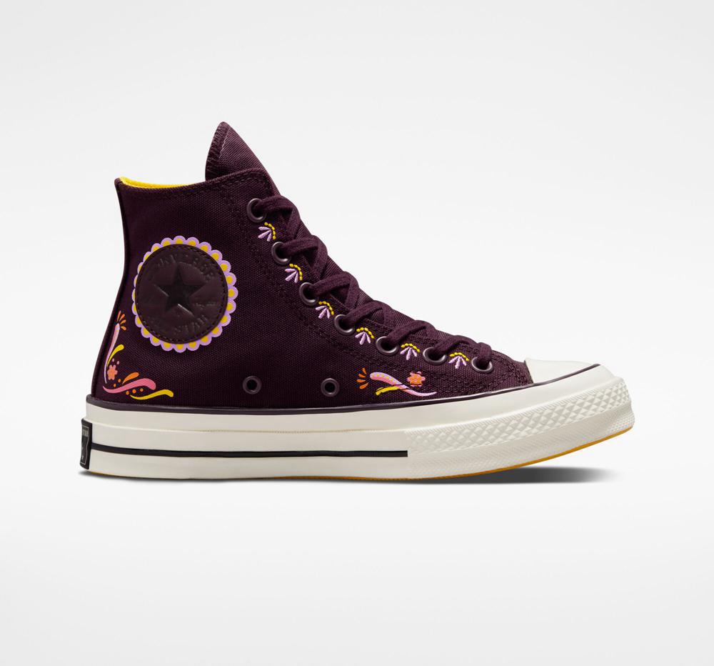 Converse Chuck 70 D%C3%Ada De Muertos Unisex Höga Herr Svarta | 953872IKR