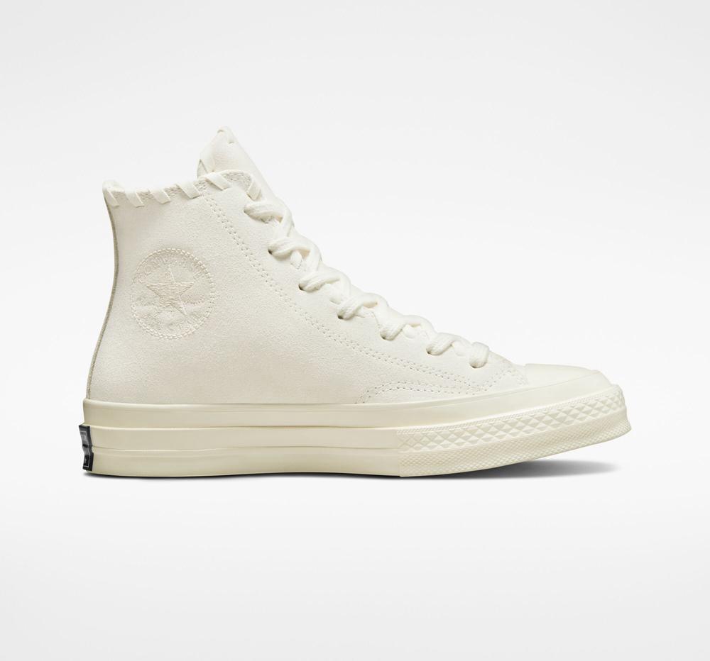 Converse Chuck 70 Embroidered Florals Höga Dam Vita | 690231BPI