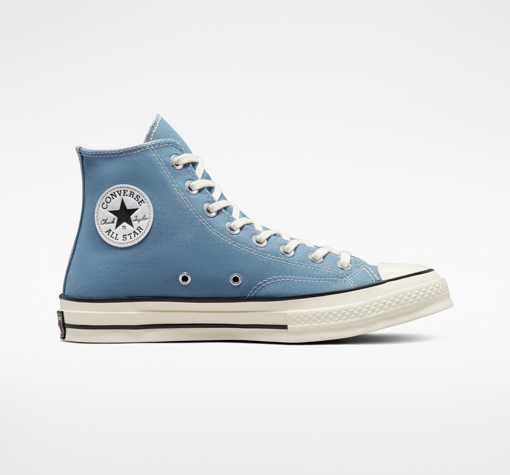 Converse Chuck 70 Vintage Canvas Unisex Höga Herr Indigo Svarta | 047856PIN