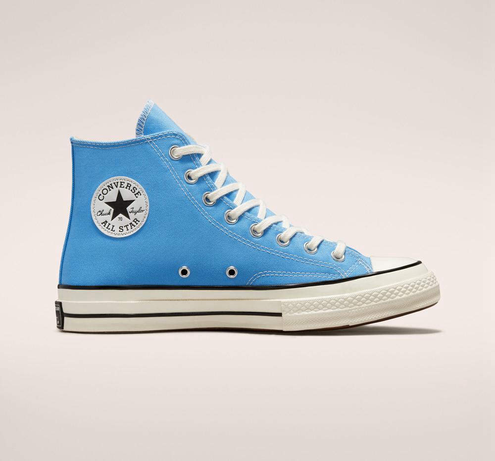 Converse Chuck 70 Vintage Canvas Unisex Höga Dam Blå Svarta | 502437KFO