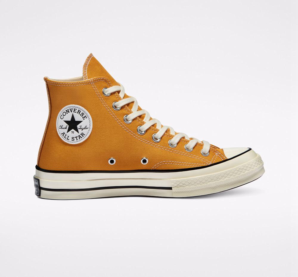 Converse Chuck 70 Vintage Canvas Unisex Höga Herr Bruna Svarta | 639701FJT