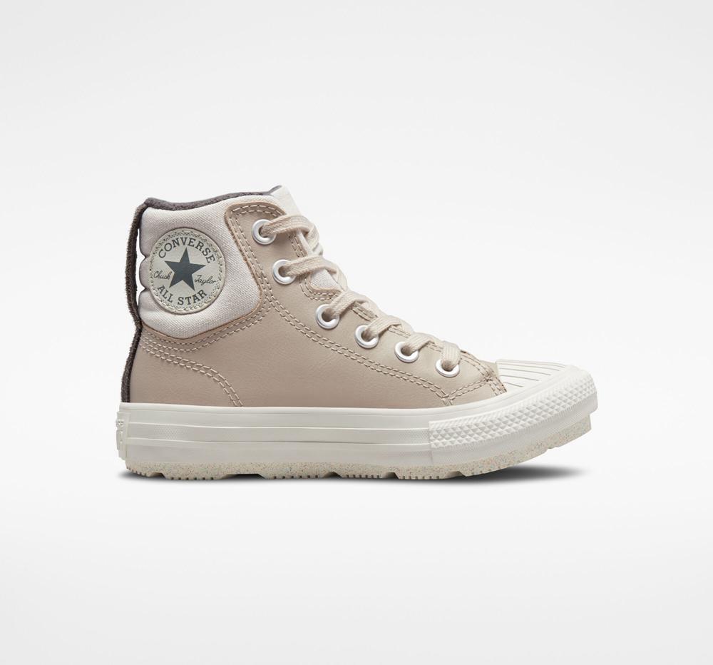 Converse Chuck Taylor All Star Berkshire Boot Counter Climate Little Kids Höga Tjej Ljusgrå | 475836XGF