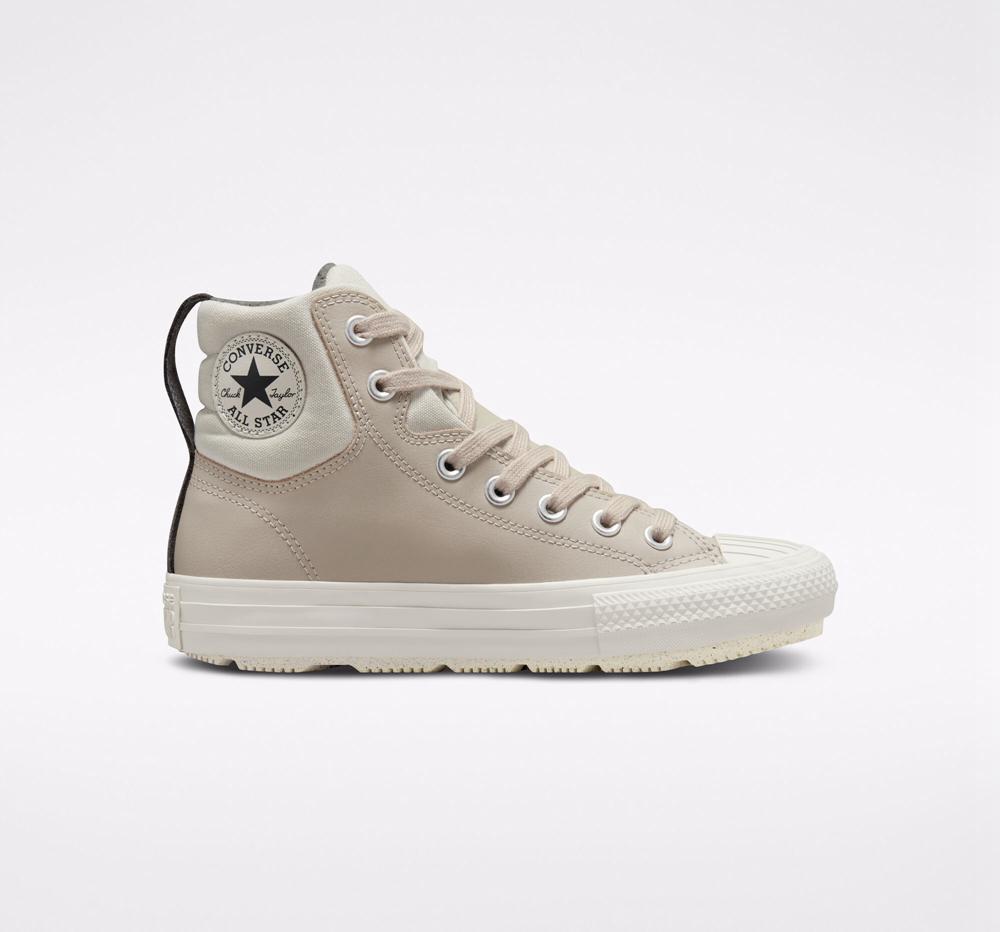 Converse Chuck Taylor All Star Berkshire Boot Counter Climate Big Kids Höga Tjej Ljusgrå | 685920FLH