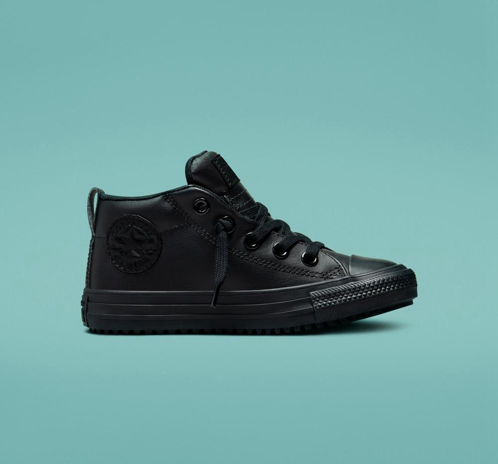 Converse Chuck Taylor All Star Counter Climate Street Boot Big Kids Ankelboots Pojke Svarta Svarta Svarta | 609541GJA