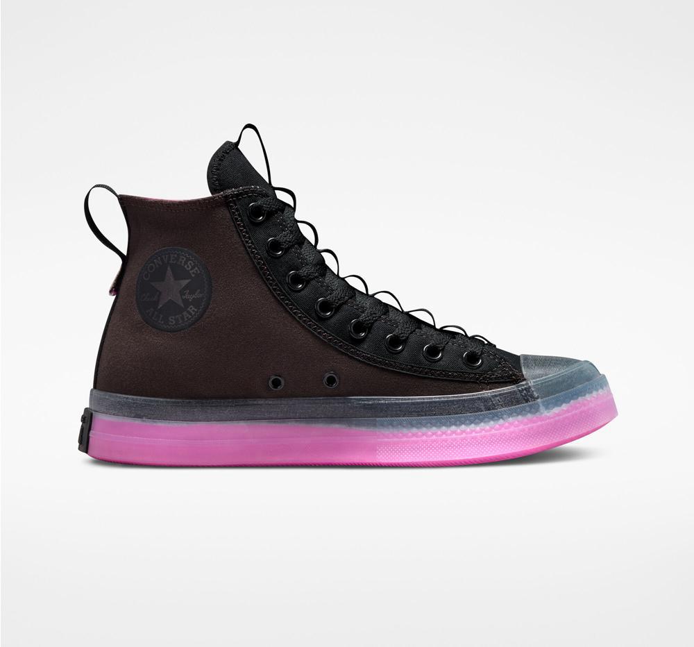 Converse Chuck Taylor All Star Cx Explore Edge Glow Unisex Höga Dam Bruna Svarta | 028934VKR