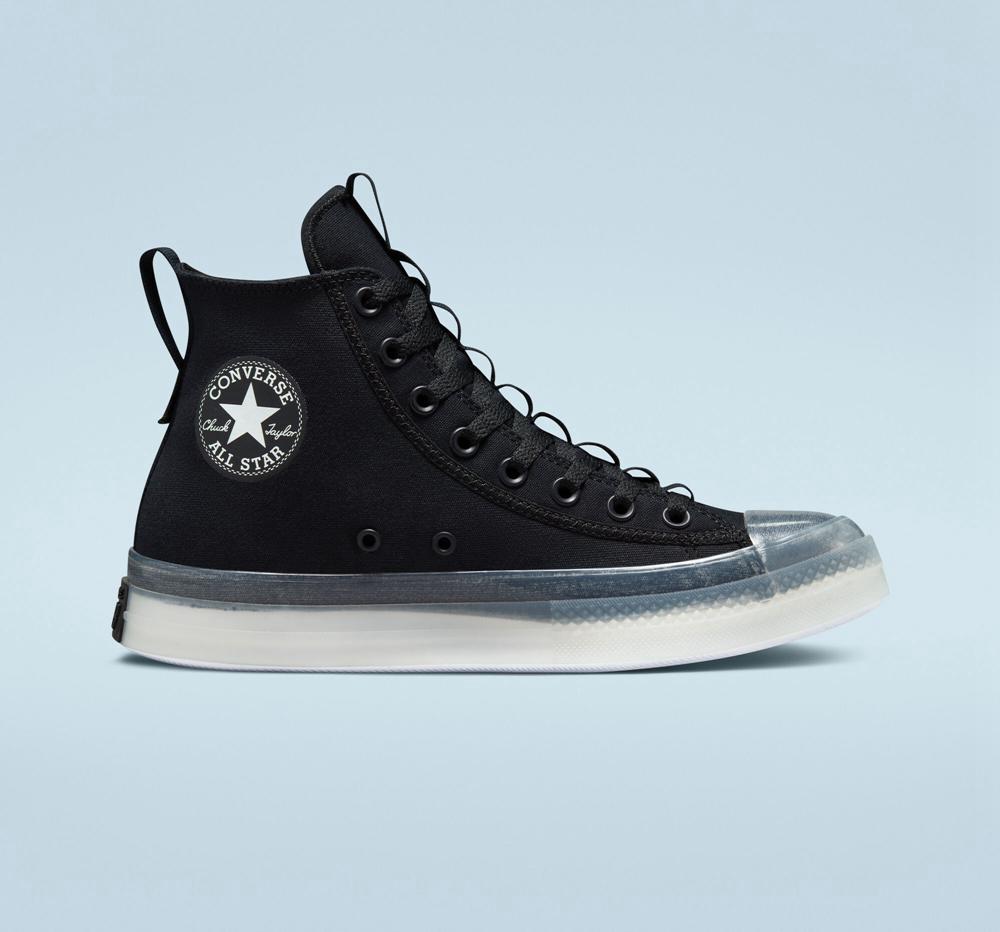 Converse Chuck Taylor All Star Cx Explore Unisex Höga Herr Svarta Svarta Vita | 063175ONY