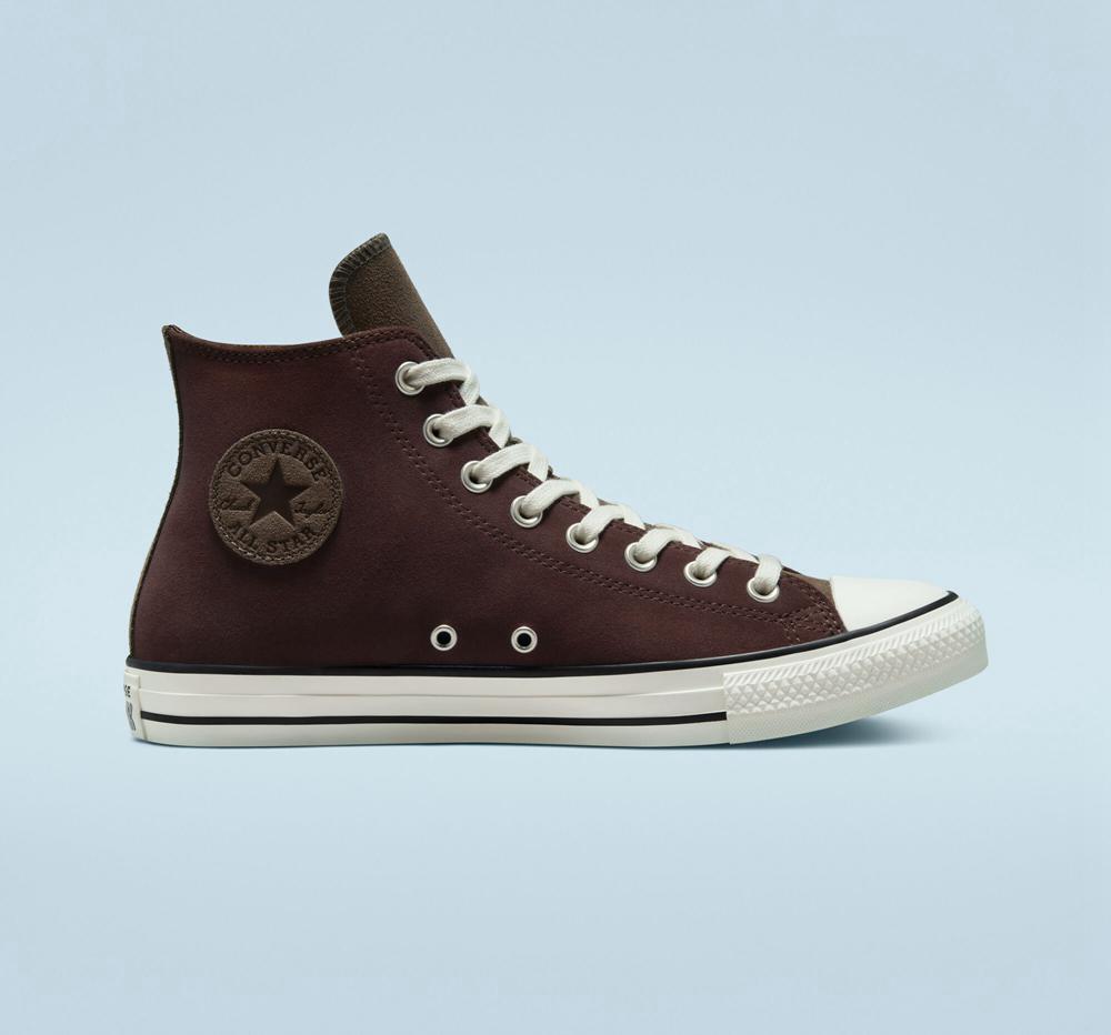 Converse Chuck Taylor All Star Earthy Mocka Unisex Höga Herr Bruna Mörk | 502834XAB