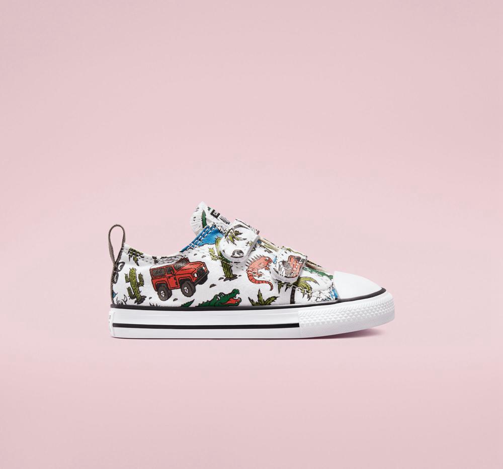 Converse Chuck Taylor All Star Easy On Desert Explorer Toddler Låga Pojke Vita Gröna | 135726GAX