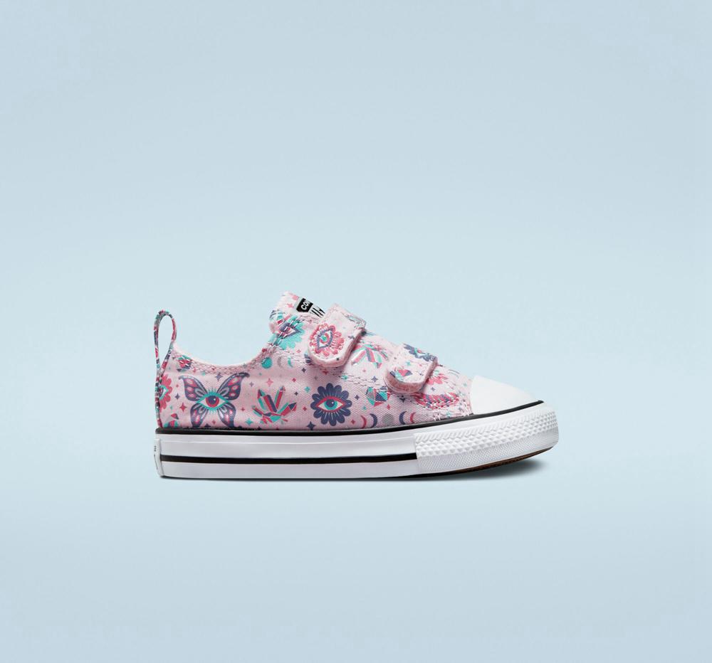 Converse Chuck Taylor All Star Easy On Mystic Gems Toddler Låga Pojke Rosa | 369218ZBW