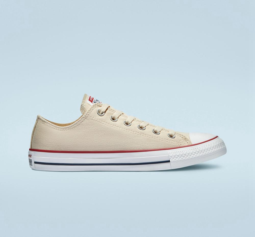 Converse Chuck Taylor All Star Klassiska Unisex Låga Herr Natural Ivory | 068495TBA