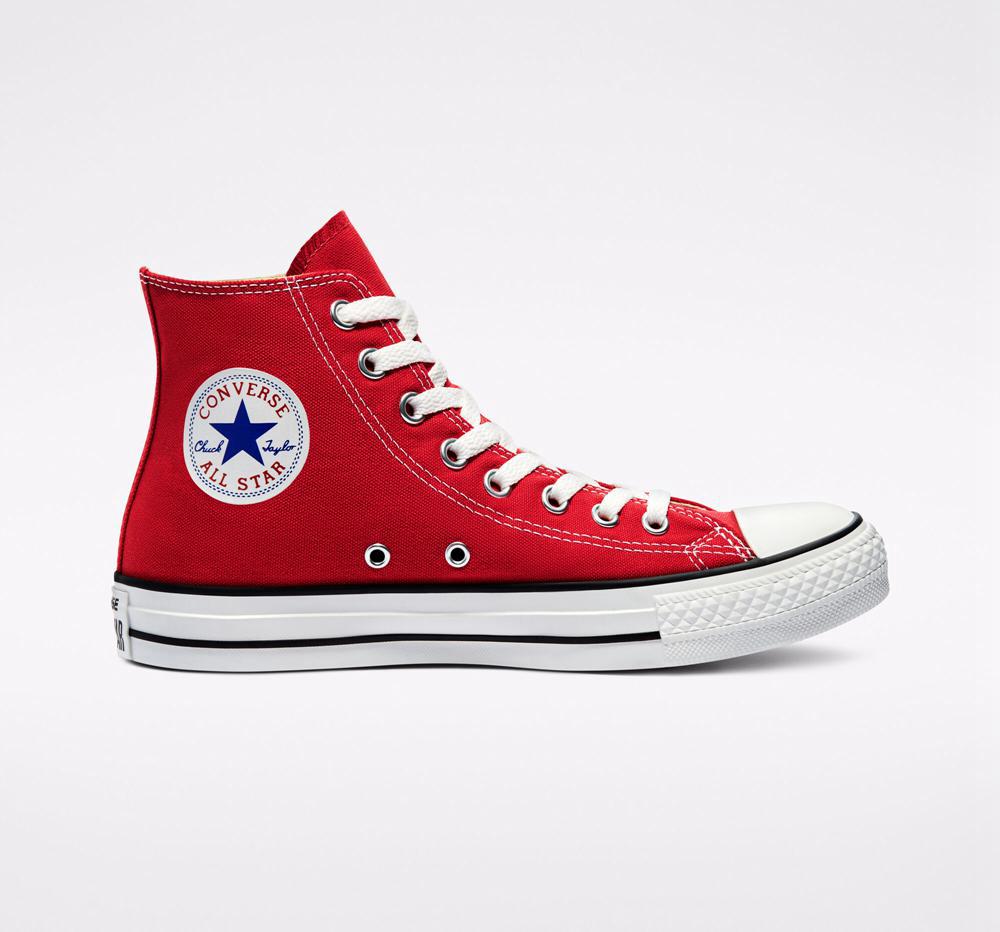 Converse Chuck Taylor All Star Klassiska Unisex Höga Herr Röda | 095267XYV