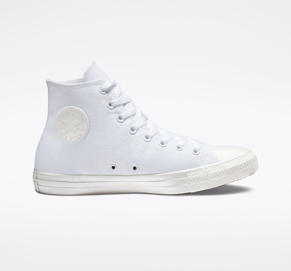 Converse Chuck Taylor All Star Klassiska Unisex Höga Herr Vita | 107593ICN