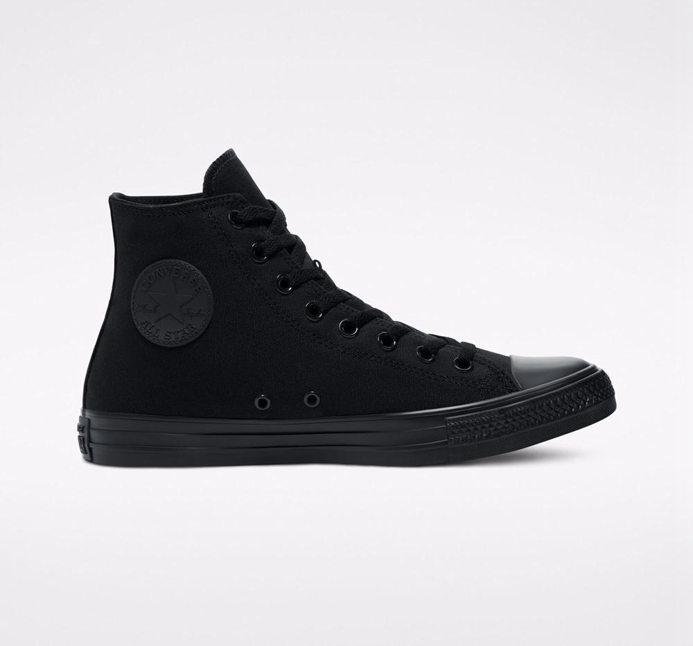 Converse Chuck Taylor All Star Klassiska Unisex Höga Herr Svarta | 164025PQE