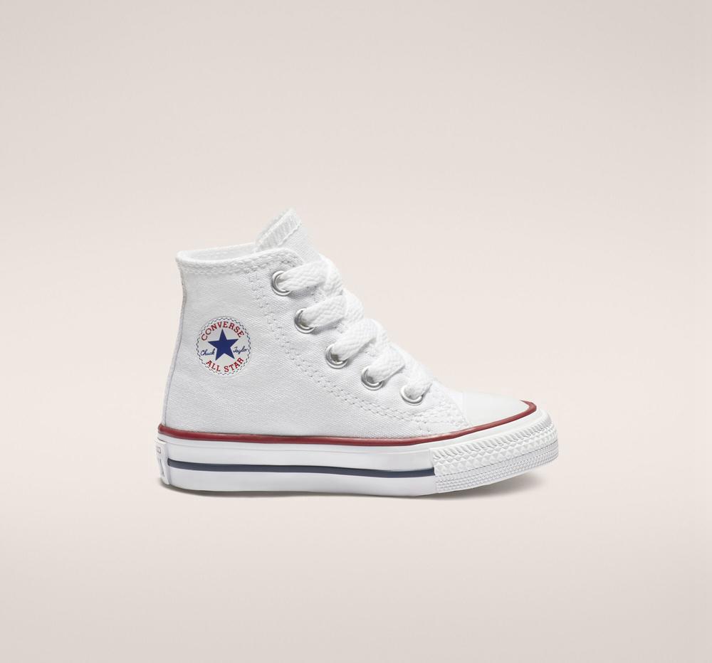 Converse Chuck Taylor All Star Klassiska Toddler Höga Tjej Vita | 215408EOP