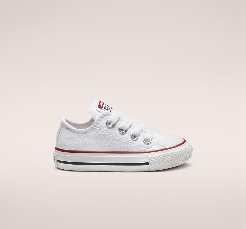 Converse Chuck Taylor All Star Klassiska Toddler Låga Pojke Vita | 278503EXC