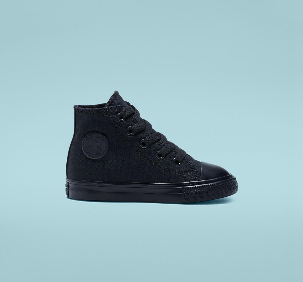 Converse Chuck Taylor All Star Klassiska Toddler Höga Pojke Svarta | 430752USN