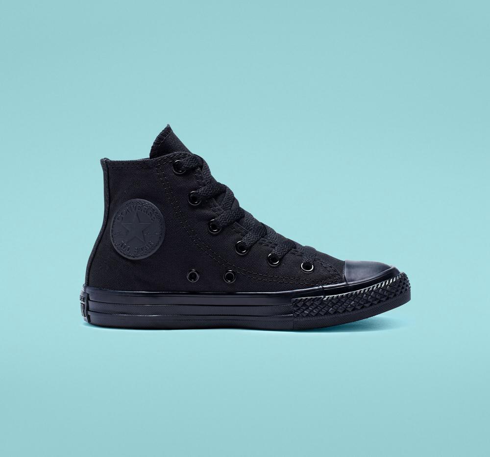 Converse Chuck Taylor All Star Klassiska Little Kids Höga Pojke Svarta | 509173WIF