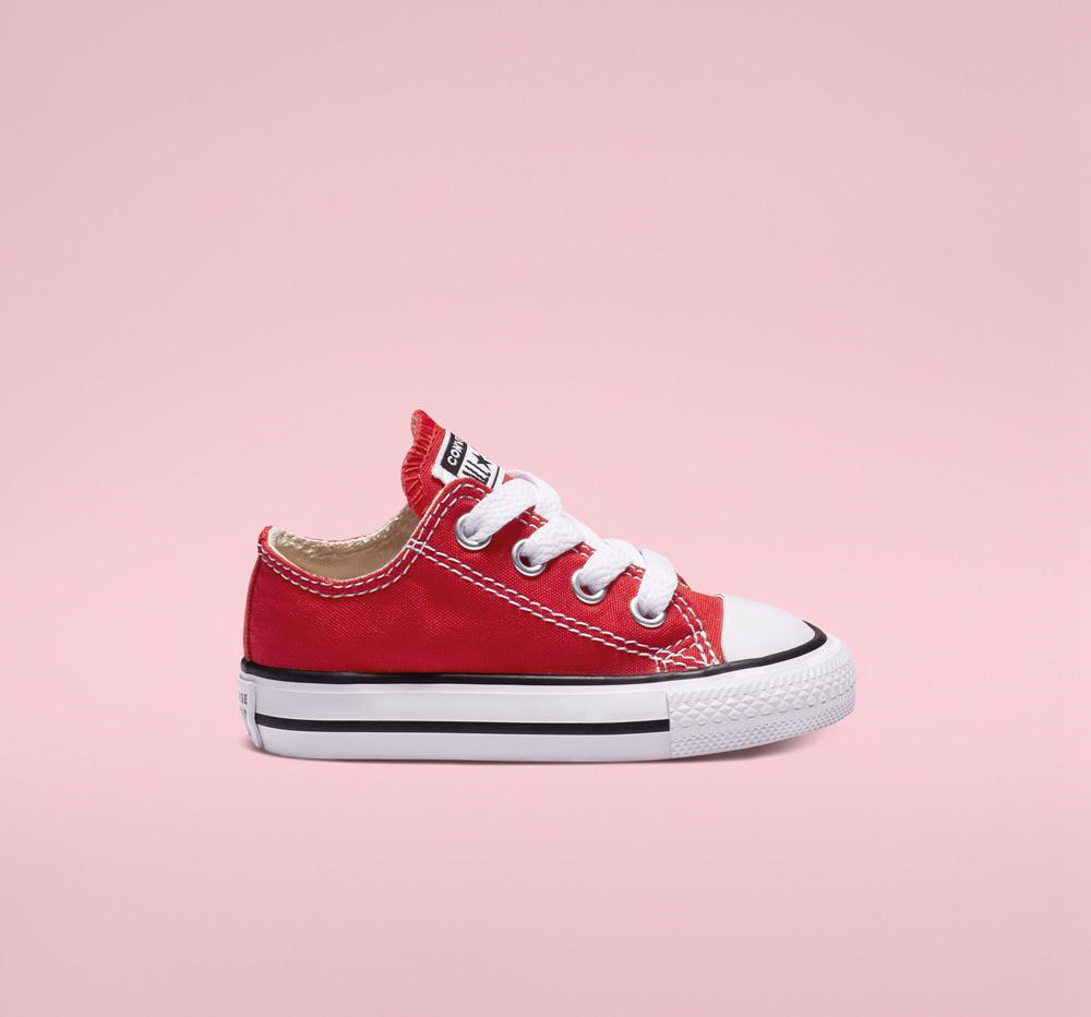 Converse Chuck Taylor All Star Klassiska Toddler Låga Tjej Röda | 576981MHP