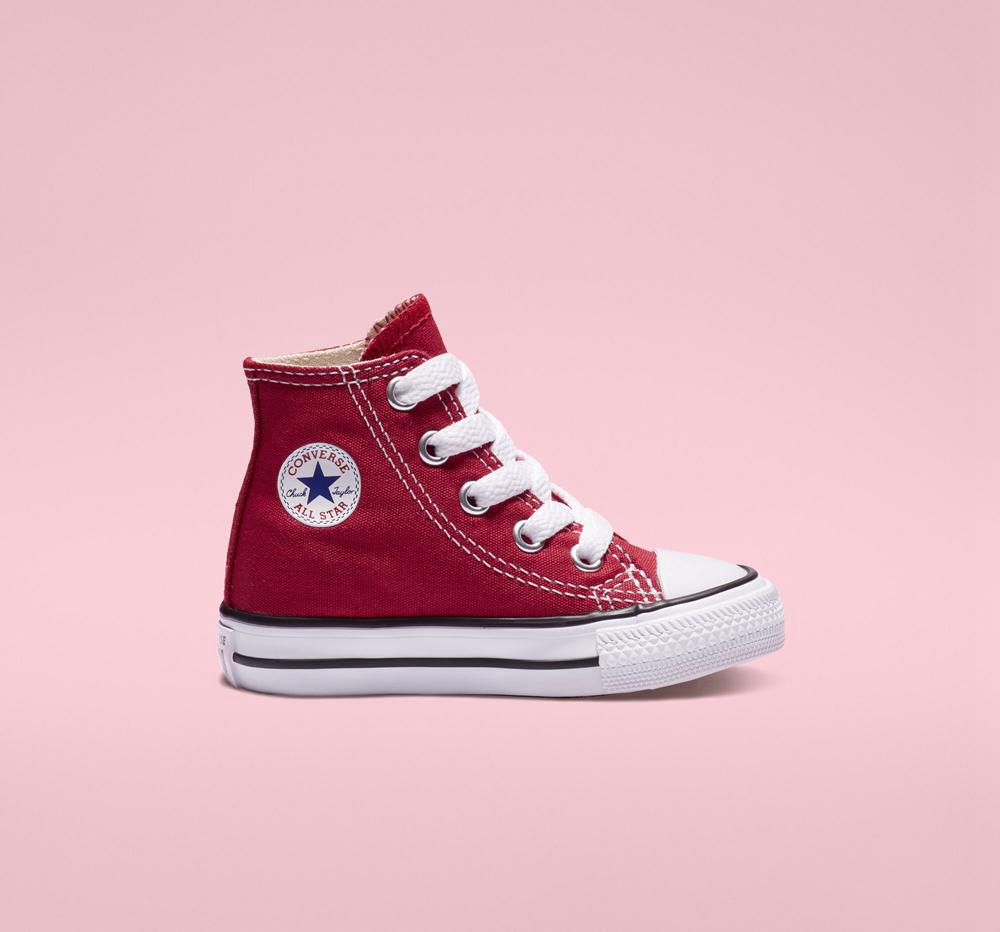 Converse Chuck Taylor All Star Klassiska Toddler Höga Pojke Röda | 610942DGL