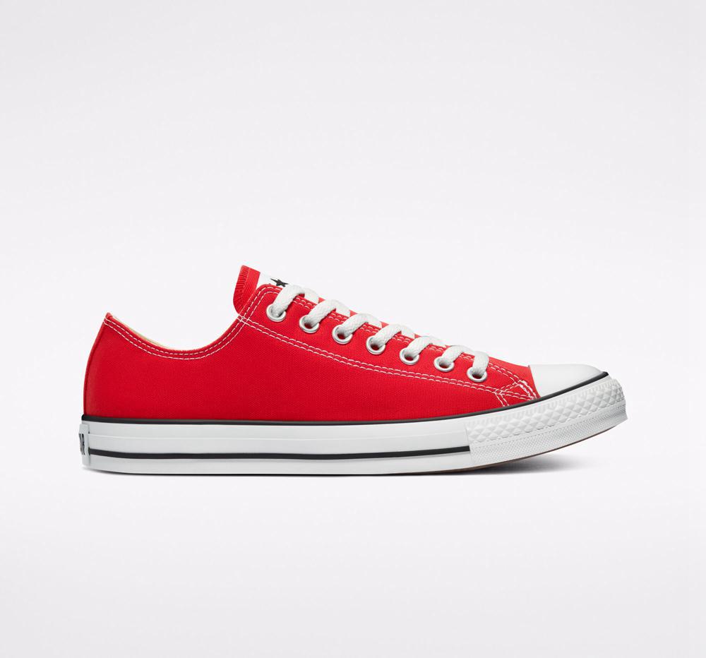 Converse Chuck Taylor All Star Klassiska Unisex Låga Dam Röda | 681574SRC