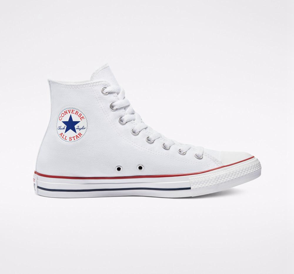 Converse Chuck Taylor All Star Klassiska Unisex Höga Herr Vita | 734962EWK
