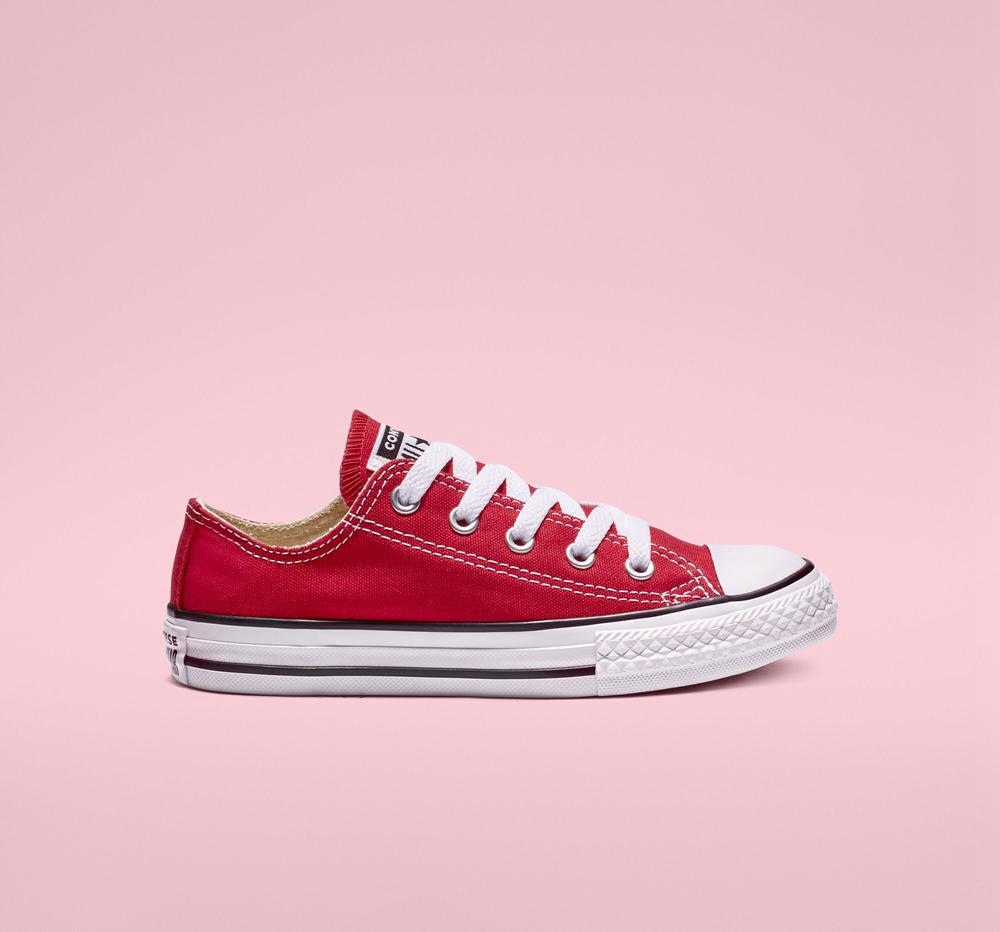 Converse Chuck Taylor All Star Klassiska Little Kids Låga Tjej Röda | 963718BQR
