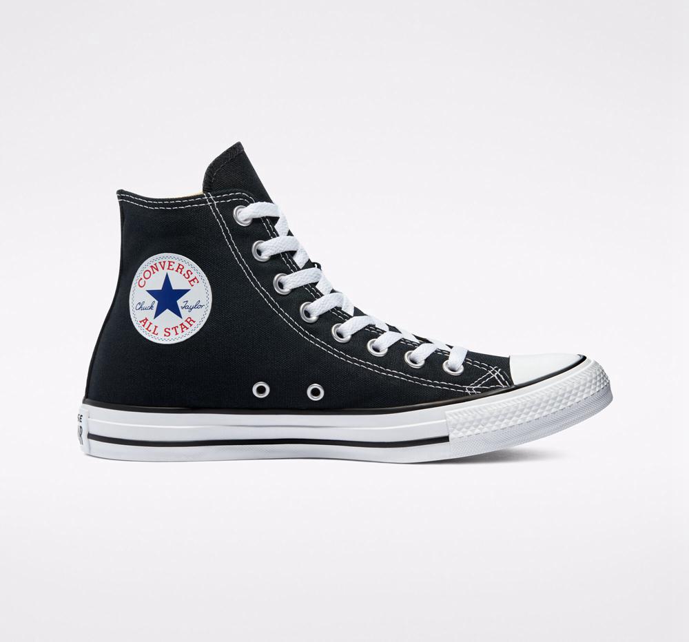 Converse Chuck Taylor All Star Klassiska Unisex Höga Herr Svarta | 968425WJH