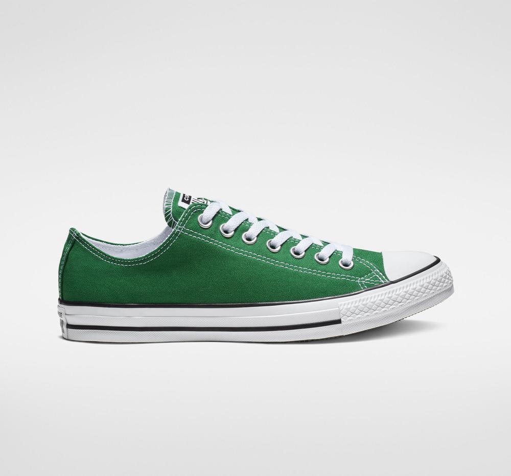 Converse Chuck Taylor All Star Klassiska Unisex Låga Herr Gröna | 978465ANS
