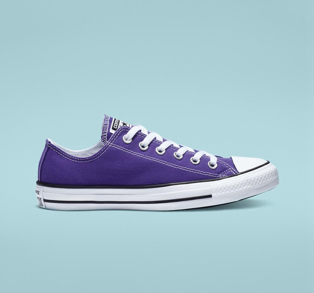Converse Chuck Taylor All Star Klassiska Unisex Låga Herr Lila | 982750BZG