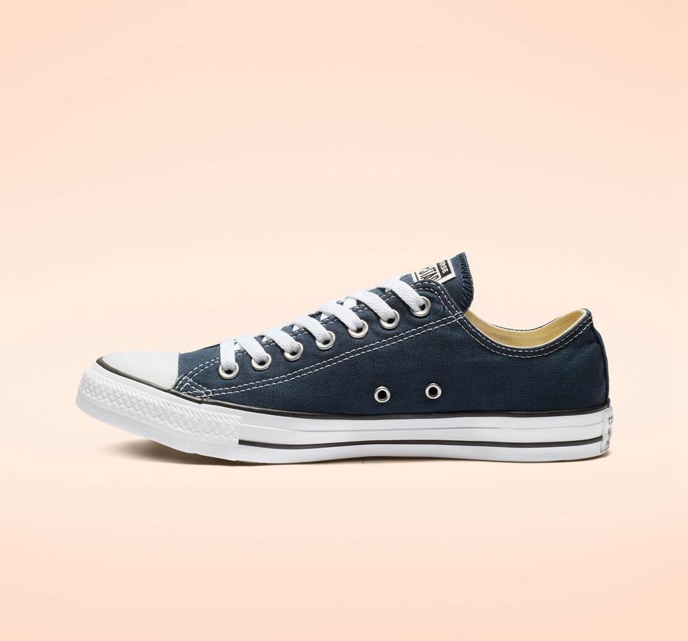 Converse Chuck Taylor All Star Klassiska Unisex Låga Dam Marinblå | 984206JAP