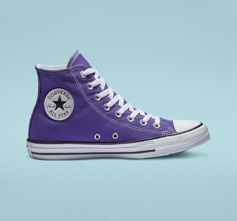Converse Chuck Taylor All Star Klassiska Unisex Höga Herr Lila | 985013XQZ