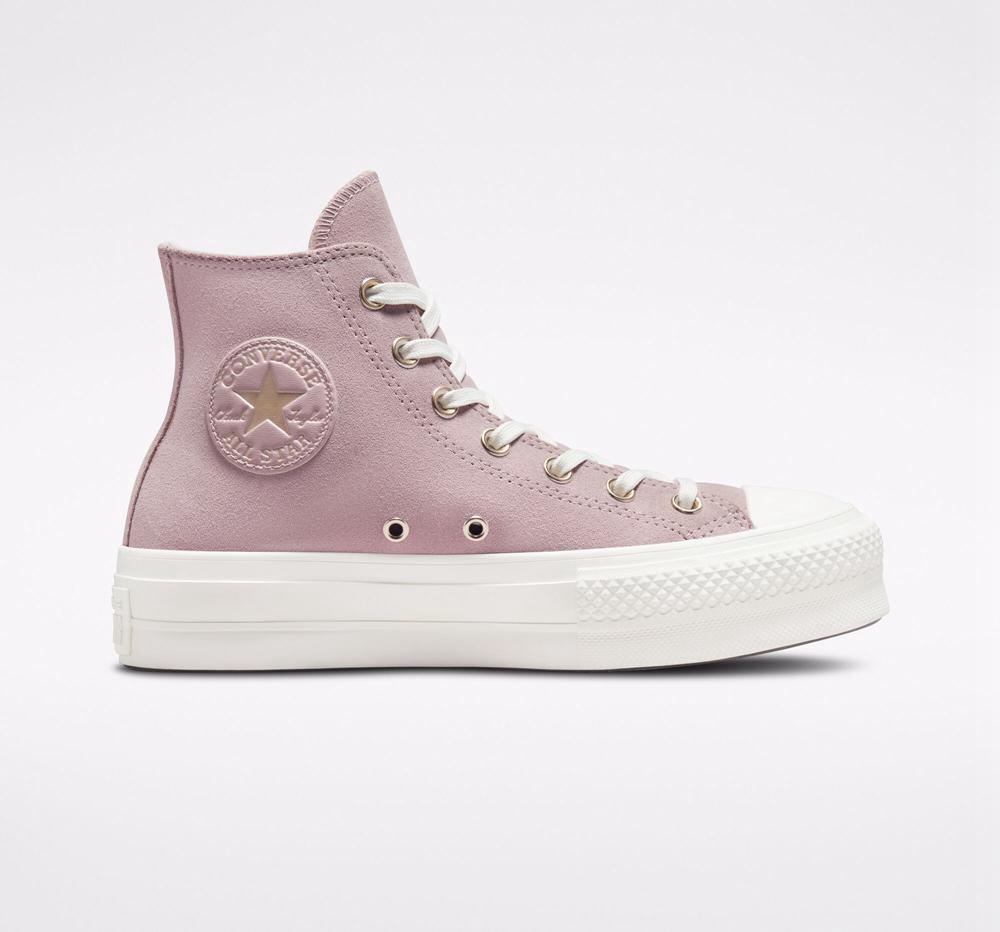 Converse Chuck Taylor All Star Lift Platform Earthy Neutrals Höga Dam Rosa | 560847JAP