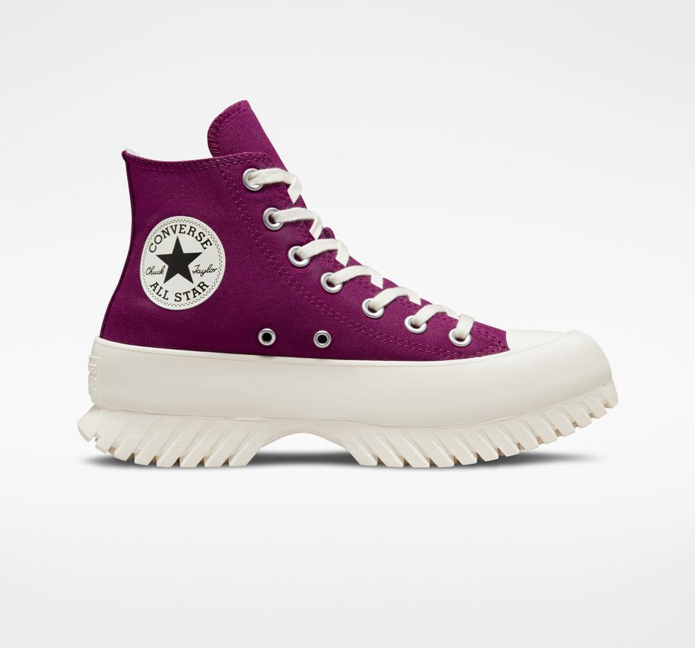 Converse Chuck Taylor All Star Lugged 2.0 Unisex Stövlar Herr Lila Svarta | 165874GAX