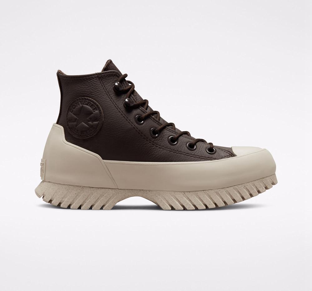 Converse Chuck Taylor All Star Lugged 2.0 Counter Climate Unisex Stövlar Herr Bruna Vita | 492780OJY
