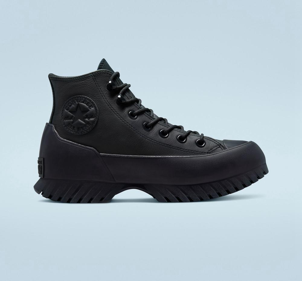 Converse Chuck Taylor All Star Lugged 2.0 Counter Climate Unisex Höga Dam Svarta Svarta | 583041KFH