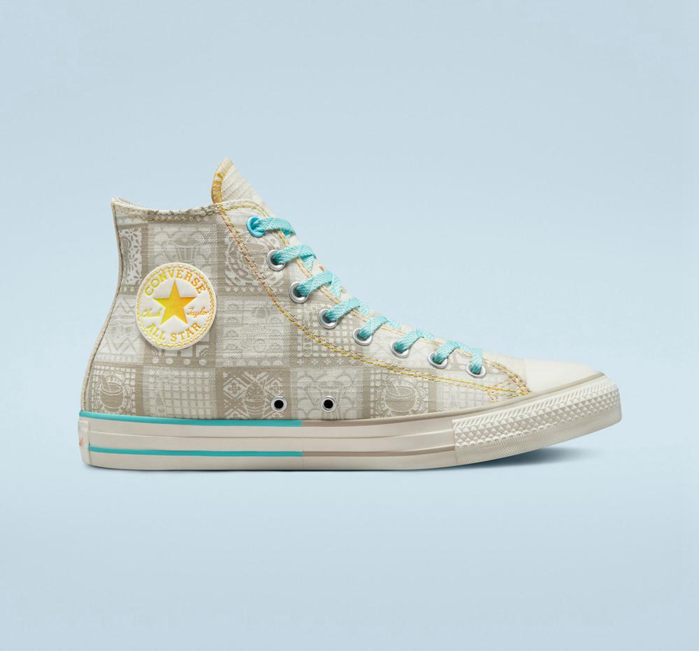 Converse Chuck Taylor All Star Mi Gente%2C Mi Alegria Unisex Höga Herr Vita | 401978XIW
