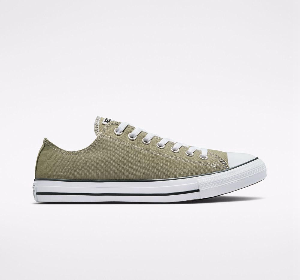 Converse Chuck Taylor All Star Seasonal Color Unisex Låga Herr Gröna Ljus | 041895TIB