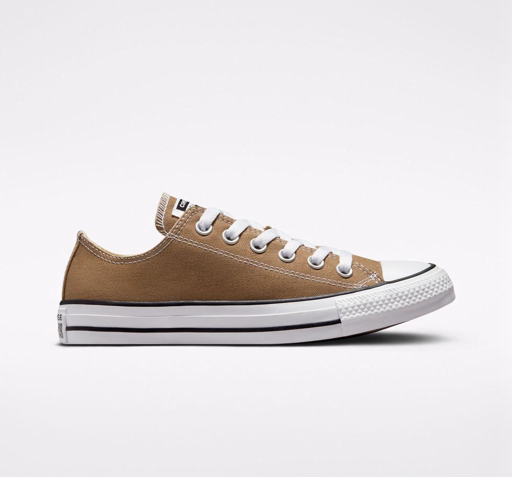 Converse Chuck Taylor All Star Seasonal Color Unisex Låga Herr Bruna Vita Svarta | 273048BQJ