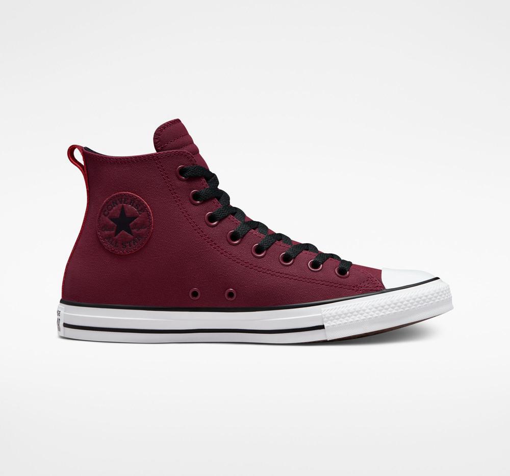 Converse Chuck Taylor All Star Tectuff Unisex Stövlar Herr Vinröda Mörkvita Svarta | 610829HRW
