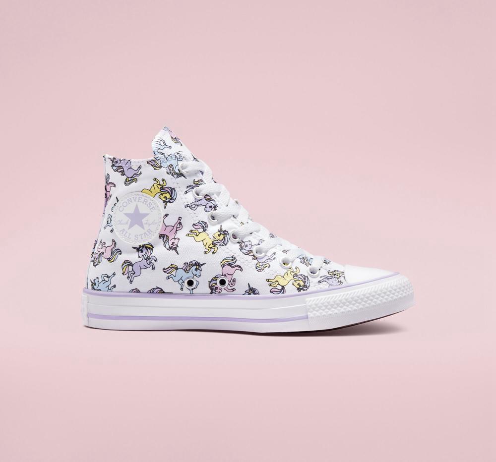 Converse Chuck Taylor All Star Unicorns Big Kids Höga Pojke Vita | 396280MWA