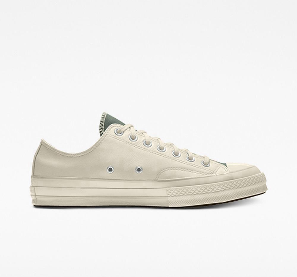 Converse Custom Chuck 70 Läder By You Unisex Låga Herr Vita | 965241KGX