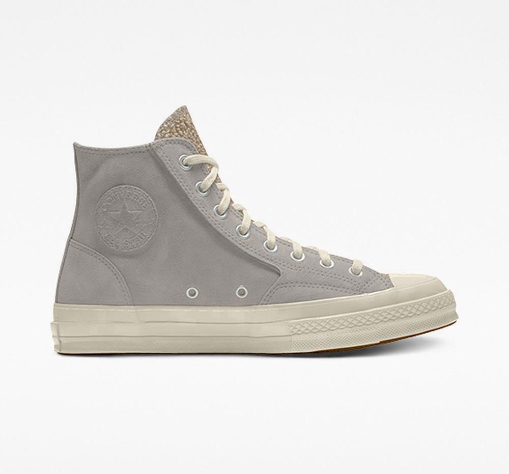 Converse Custom Chuck 70 Mocka By You Unisex Höga Herr Grå | 539142VCF