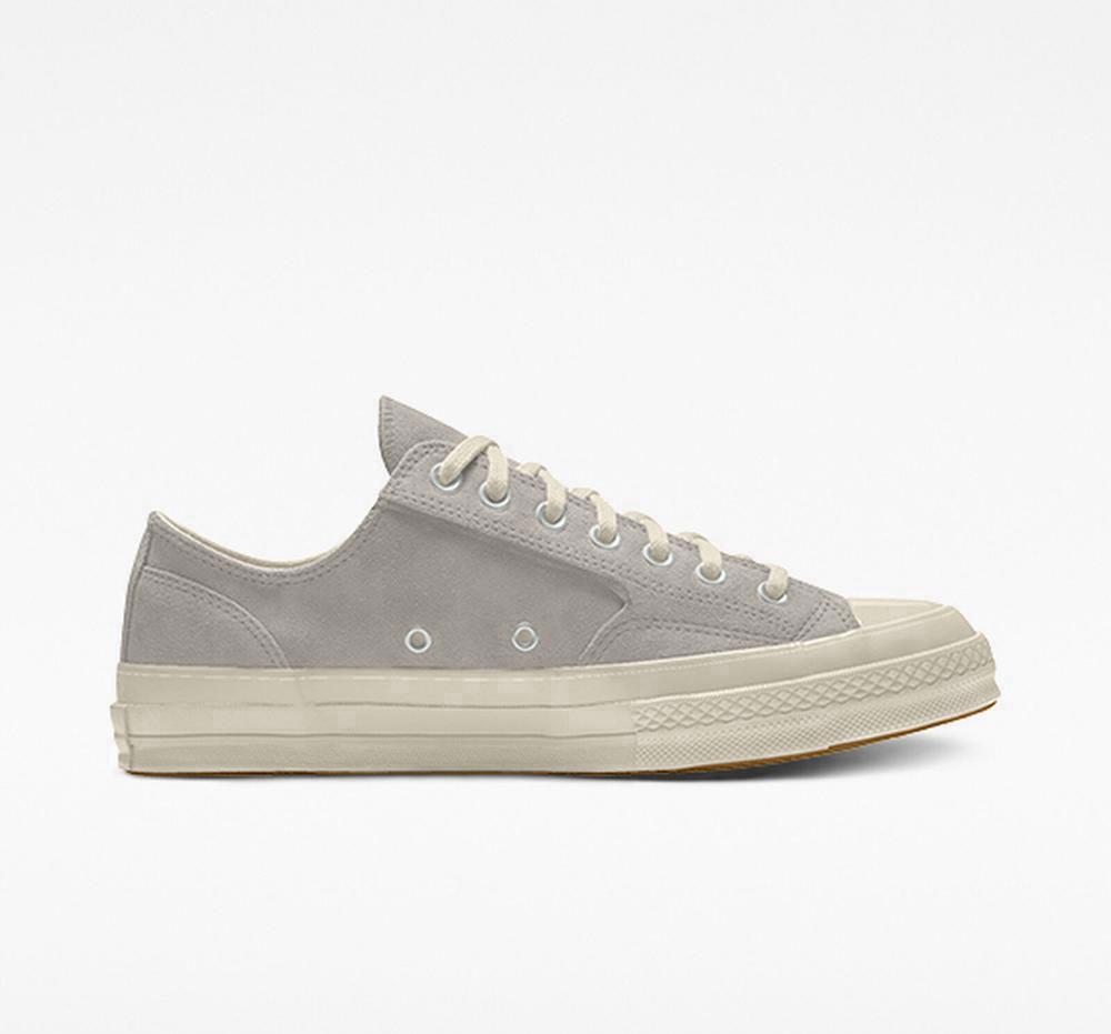 Converse Custom Chuck 70 Mocka By You Unisex Låga Herr Gröna Bruna | 807942SXB