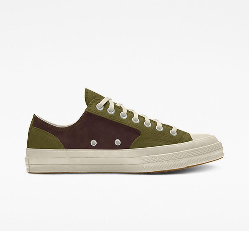 Converse Custom Chuck 70 Mocka By You Unisex Låga Herr Bruna Mörk | 809462ZEA