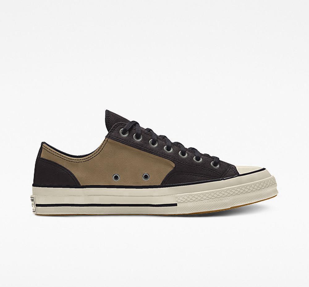 Converse Custom Chuck 70 Mocka By You Unisex Låga Herr Khaki | 916305PMX
