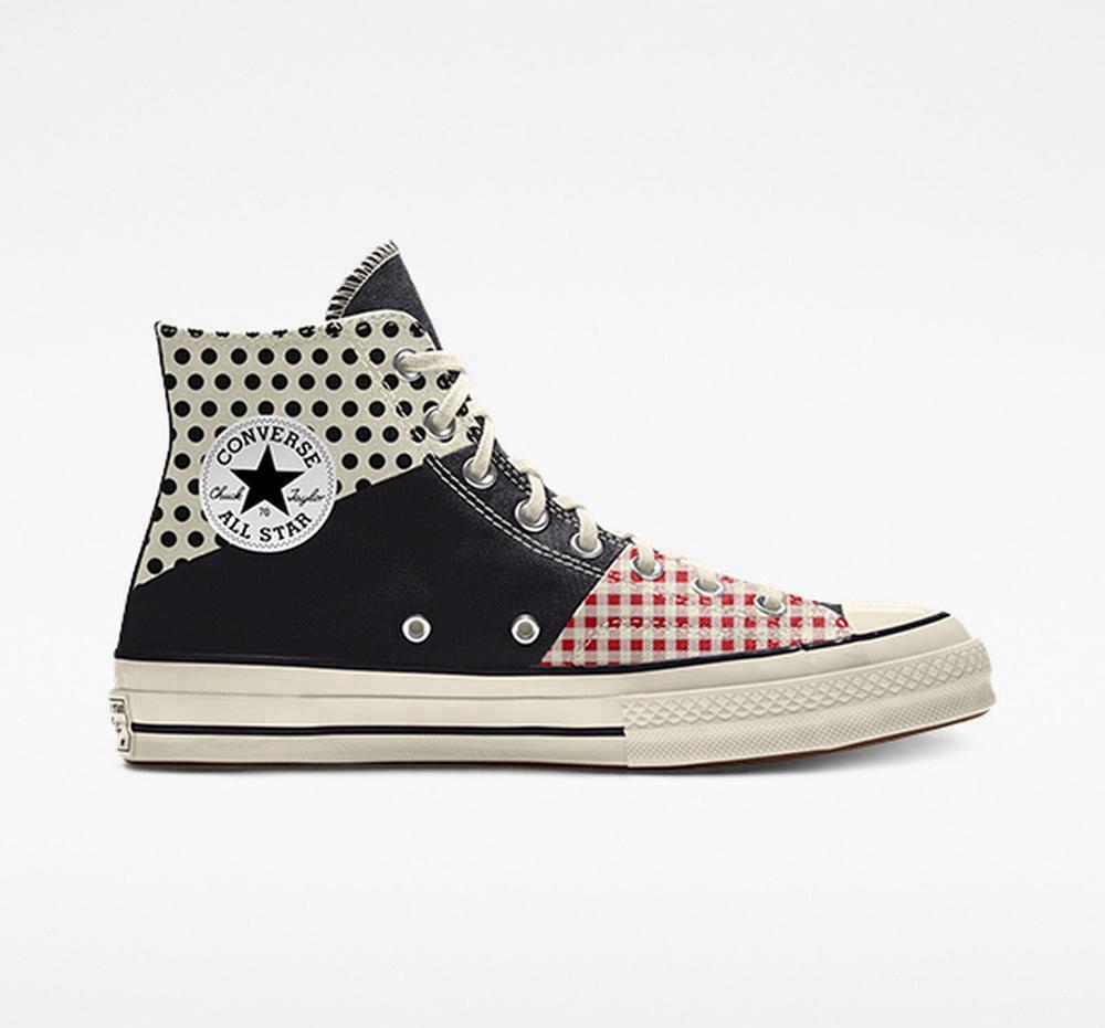 Converse Custom Chuck 70 Patchwork By You Unisex Höga Herr Olika Färger | 601872JOH