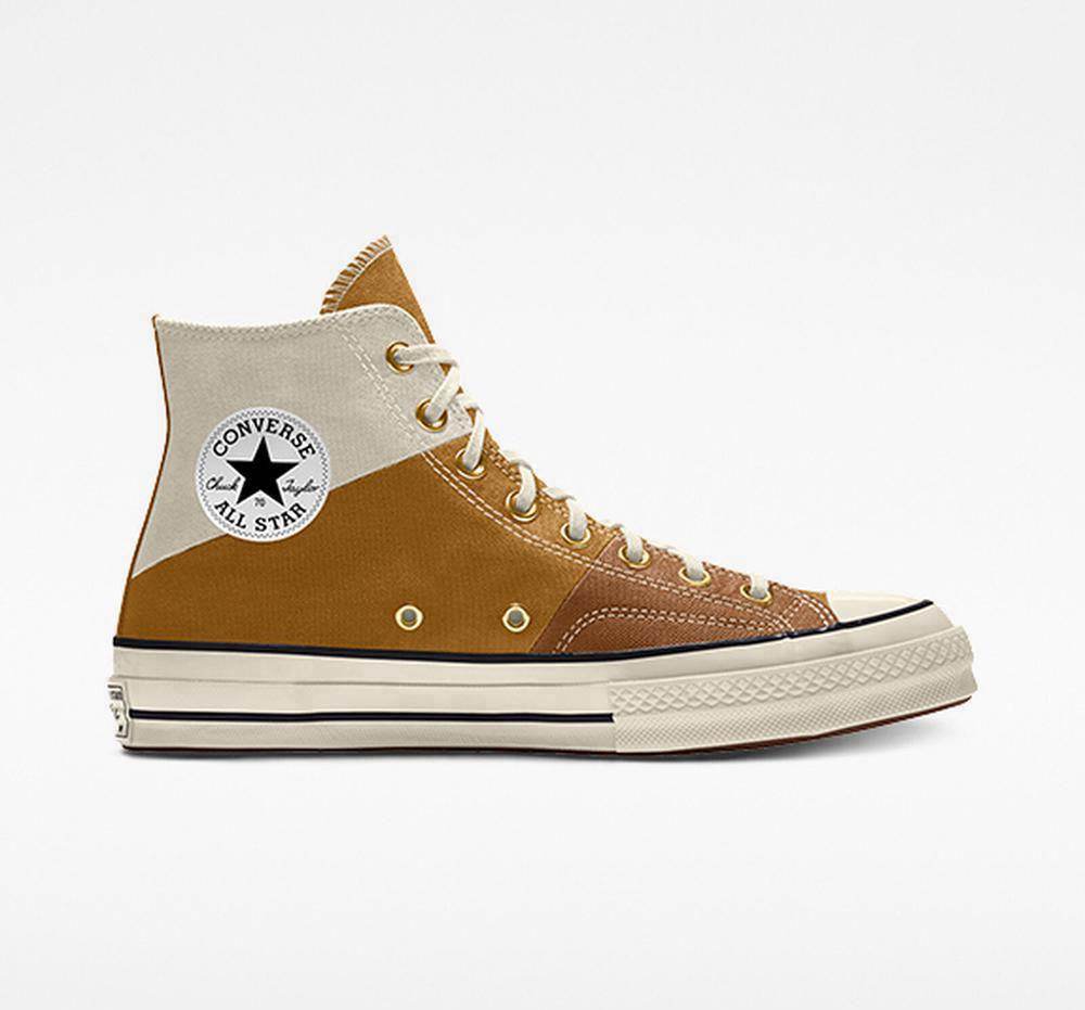 Converse Custom Chuck 70 Patchwork By You Unisex Höga Herr Bruna | 928607CXD