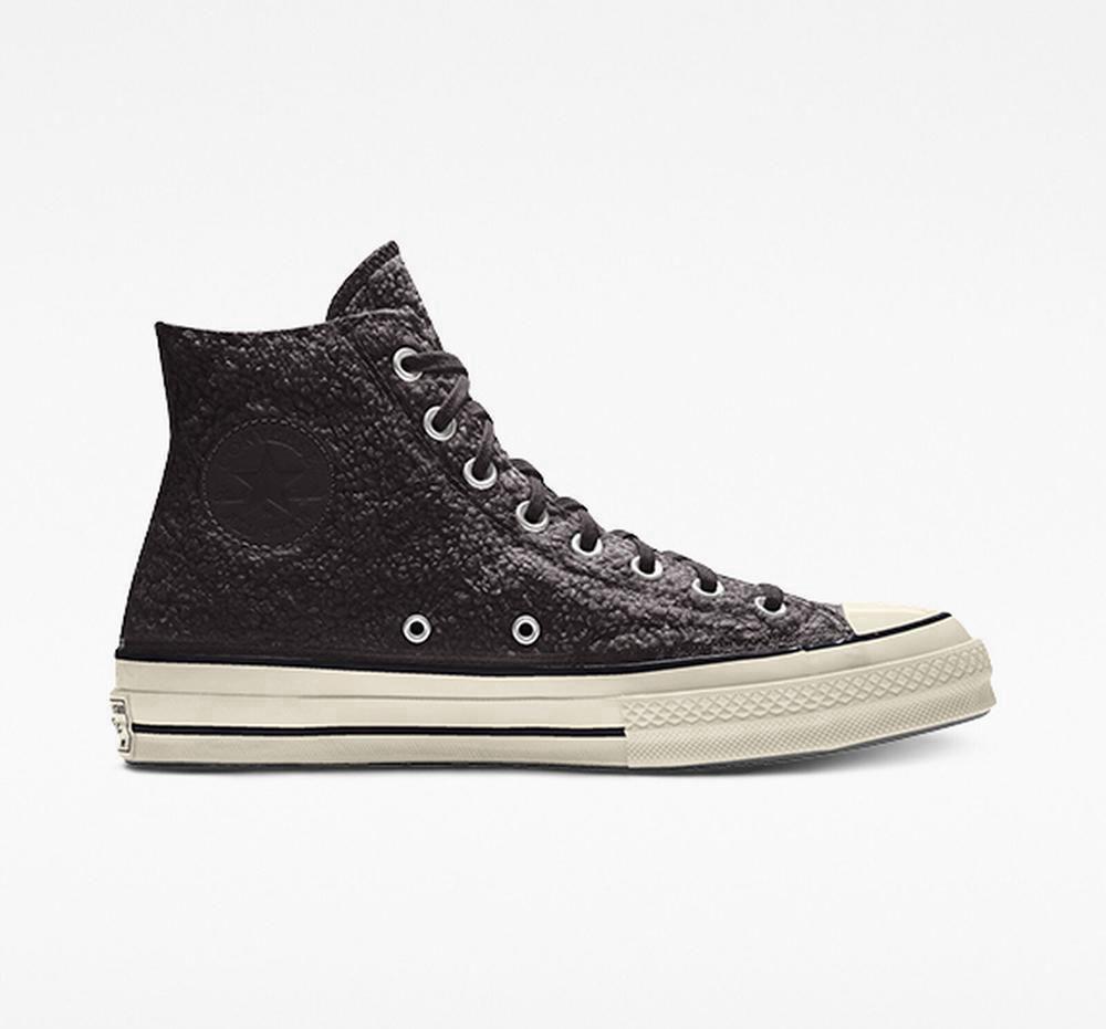 Converse Custom Chuck 70 Sherpa By You Unisex Höga Dam Svarta | 731960PWM