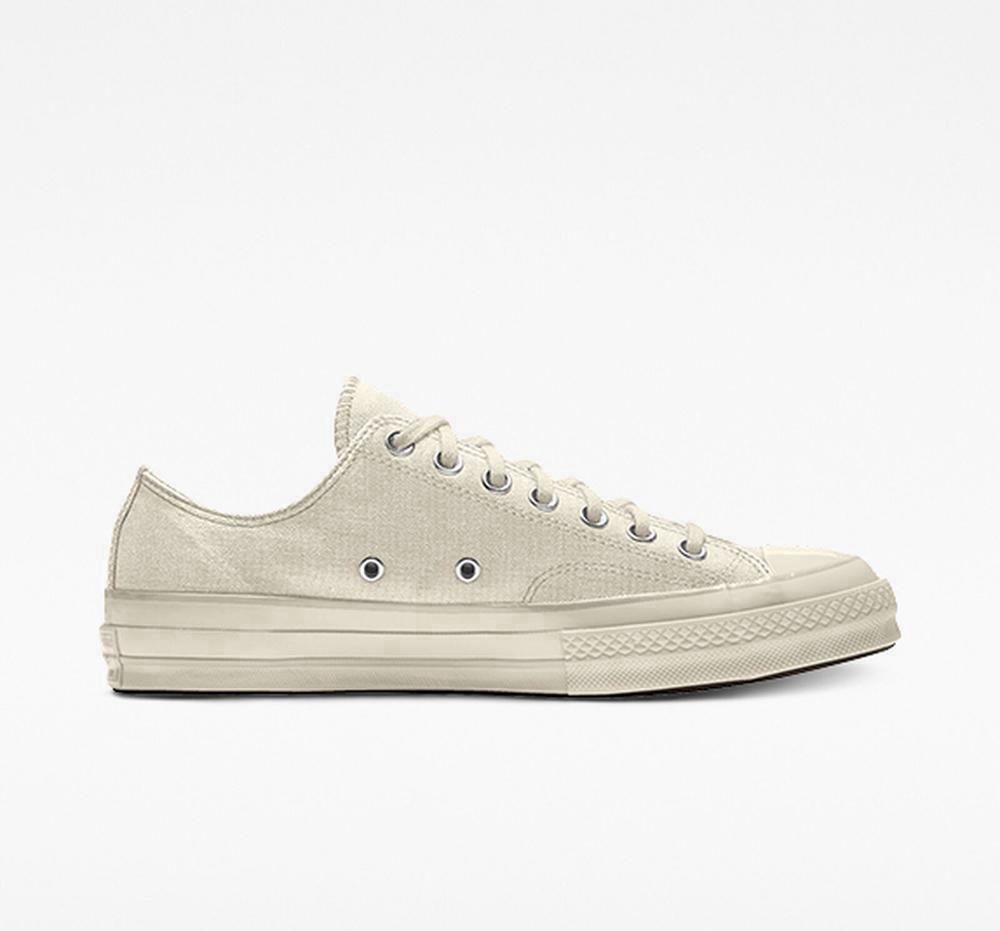 Converse Custom Chuck 70 Vintage Canvas By You Unisex Låga Herr Grå | 721685CTP